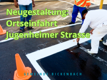 Mehr Sicherheit an der Ortseinfahrt: Gemeinde gestaltet Jugenheimer Straße um