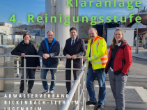 Regierungspräsident besucht Kläranlage in Bickenbach
