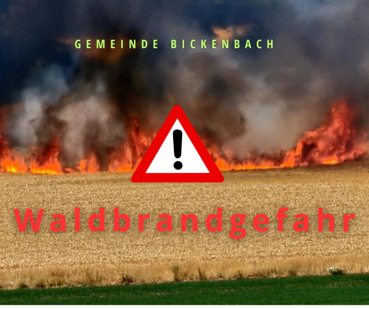 Waldbrandgefahr