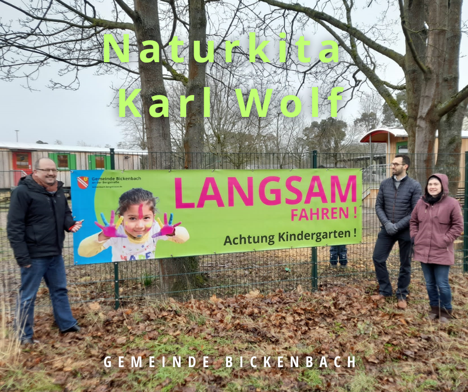 Verkehrliche Maßnahmen im Bereich der Naturkita „Karl Wolf“