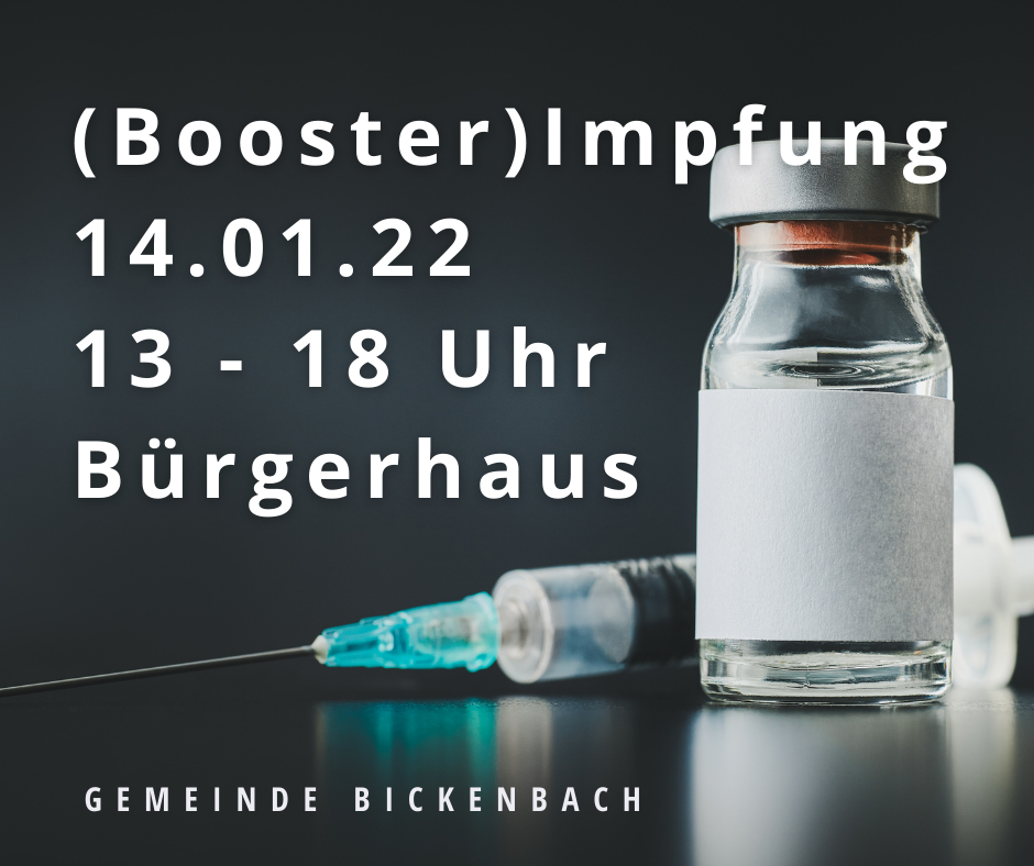 (Booster) Impfung vor Ort