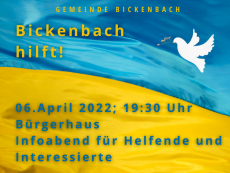 Veranstaltung für Helfende und Interessierte