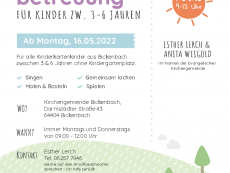 Kindergruppe der evang. Kirchengemeinde