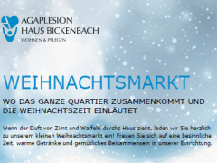 Weihnachtsmarkt AGAPLESION HAUS BICKENBACH