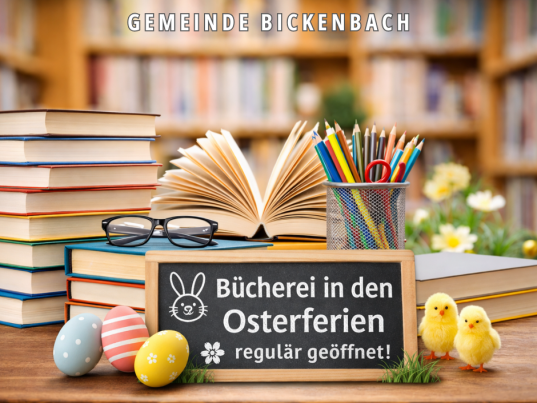 Gemeindebücherei geöffnet