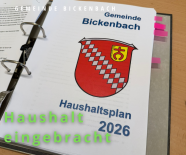 Stabiler Haushalt 2026 eingebracht