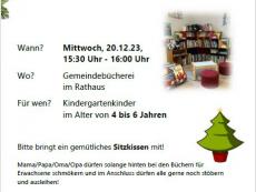 Vorlesezeit am Mittwoch