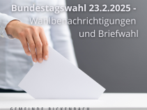 Person wirft einen Wahlbrief in die Urne