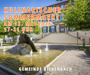 Kulinarischer Sommermarkt am 12. Mai 2026